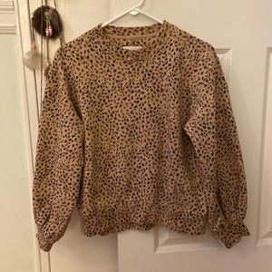Abercrombie Leopard Sweatshirt